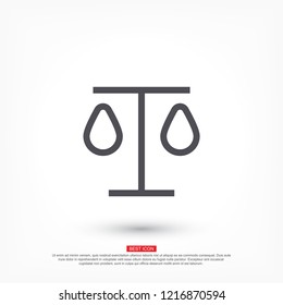 Vector icon Libra 10 EPS