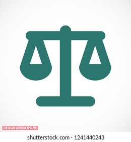 Vector icon Libra 10 EPS