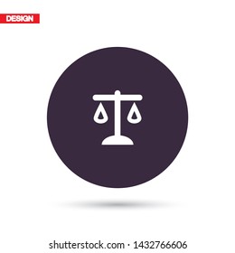 Vector icon Libra 10 EPS 