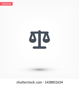 Vector icon Libra 10 EPS . Lorem Ipsum Illustration design