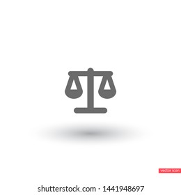 Vector icon Libra 10 EPS . Lorem Ipsum Illustration design