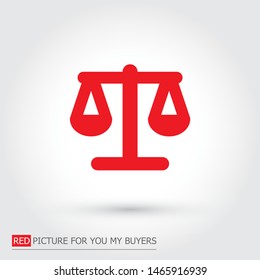 Vector icon Libra 10 EPS . Lorem Ipsum Illustration design