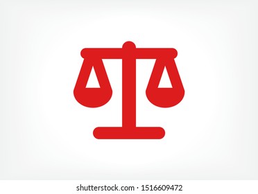 Vector icon Libra 10 EPS . Lorem Ipsum Illustration design