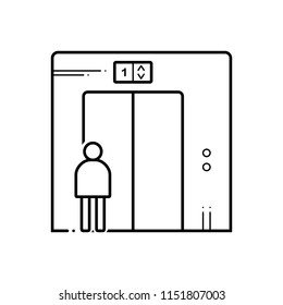 Vector icon for  lift 