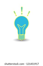 Vector icon light bulb
