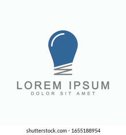 Icono vector de un icono de la bombilla, Signo de ideas, soluciones, concepto de pensamiento. Iluminación eléctrica