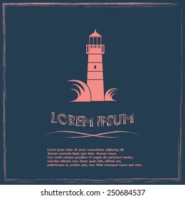 Vector icon Lighthouse
