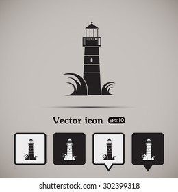 Vector icon Lighthouse