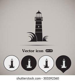 Vector icon Lighthouse
