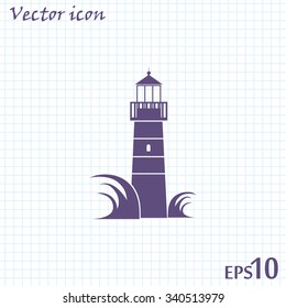 Vector icon Lighthouse