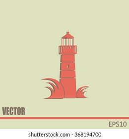 Vector icon Lighthouse