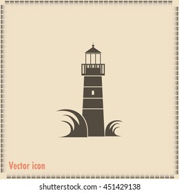 Vector icon Lighthouse