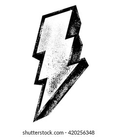 vector icon of lightning