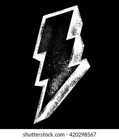 vector icon of lightning