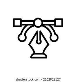 Vector Icon. Line Art Style Design Isolated On White Background