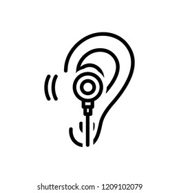 Vector Icon Listen Stock Vector (Royalty Free) 1209102079 | Shutterstock