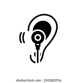 Vector icon for listen