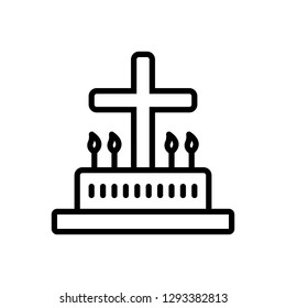 Vector icon for liturgic