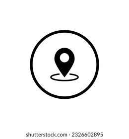 Vector icon location image city location