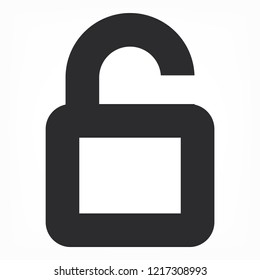 Vector icon lock 10 EPS