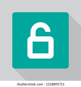 Vector icon lock 10 EPS