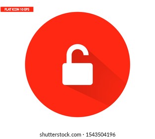 Vector icon lock 10 EPS . Lorem Ipsum Illustration design