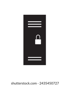 Vector icon of a locker