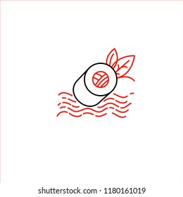 Vector icon and logo for asian, japan food and seafood
