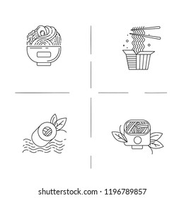Vector icon and logo for asian, japan food and seafood