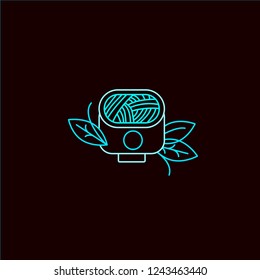 Vector icon and logo for asian, japan food and seafood. Editable outline stroke size. Line flat contour, thin and linear design. Simple icons. Concept illustration. Sign, symbol, element.