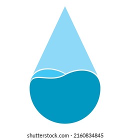 icono vector logo claro agua azul