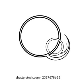 vector icon or logo font, QQ, on a white background
