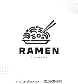 Vector icon and logo for Italian pasta or noodles, Simple logo design noodles, Good for restaurant and beverage related companies.