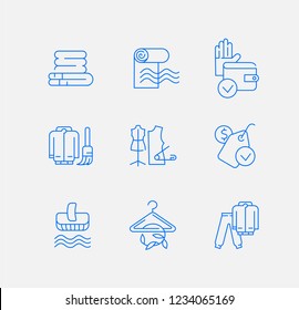 Vector Icon Logo Laundry Dry Clinning Stock Vector (Royalty Free ...