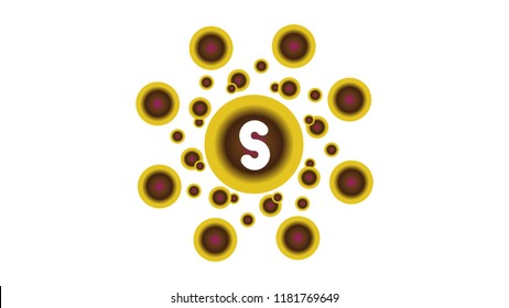 vector icon logo letter s