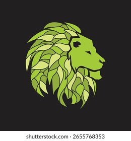 Vektorsymbol des Löwen
