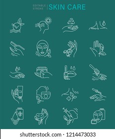 Vector icon and logo for natural cosmetics and care dry skin