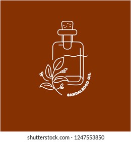 Vector icon and logo for natural cosmetics oil care dry skin. Editable outline stroke size. Line flat contour, thin and linear design. Simple icons. Concept illustration. Sign, symbol, element.