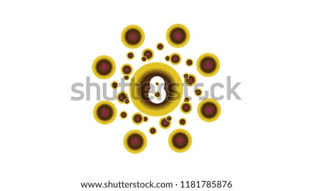 vector icon logo number 8
