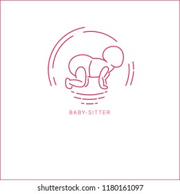 Vector icon and logo for pegnancy and gynecology
