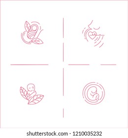 Vector icon and logo for pegnancy and gynecology
