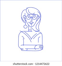 Vector icon and logo people character avatars