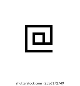 Vector icon logo at in pixel style
