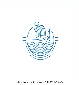 Vector Icon And Logo For Sea Or Fish, Asian Food And Seafood