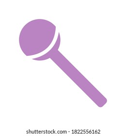 Vector icon of the lollipop isolated on a white background.