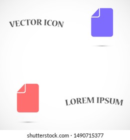 VECTOR ICON LOREM IPSUM 10 EPS