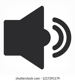 Vector icon loudspeaker 10 EPS
