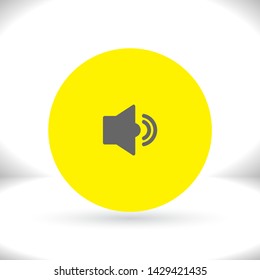 Vector icon loudspeaker 10 EPS . Lorem Ipsum Illustration design