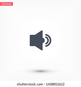 Vector icon loudspeaker 10 EPS . Lorem Ipsum Illustration design