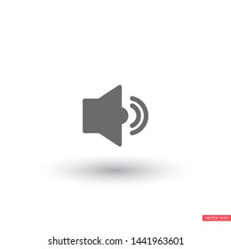 Vector icon loudspeaker 10 EPS . Lorem Ipsum Illustration design